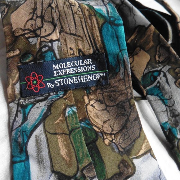 Necktie: Molecular Expressions by Stonehenge -Wine, As Seen Under the Microscope - Picture 3 of 10